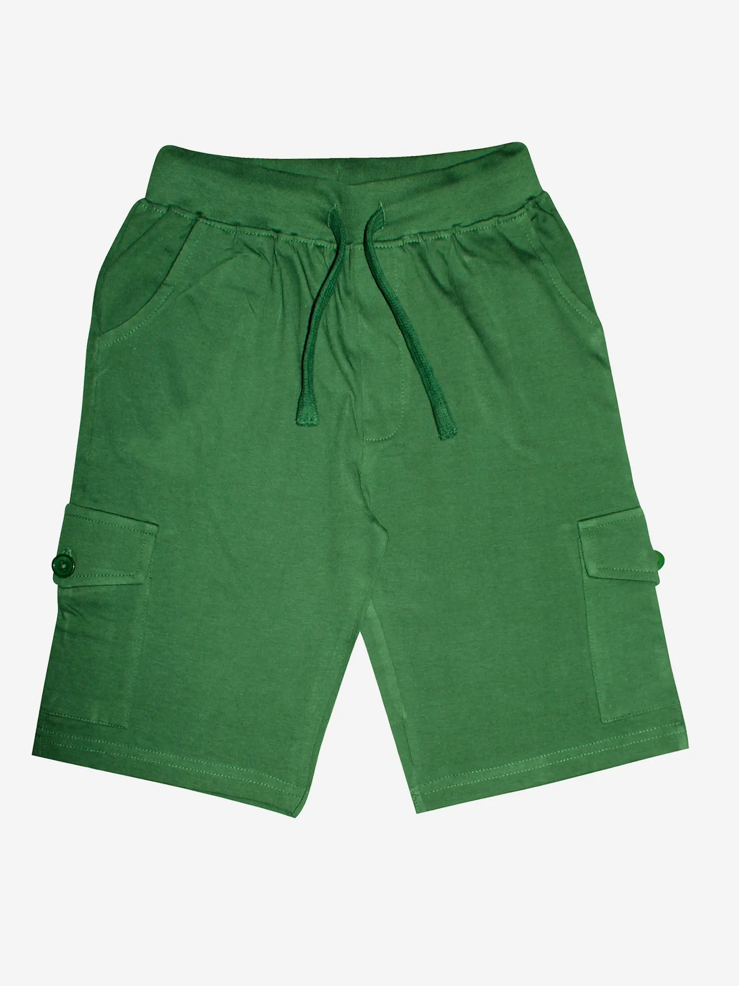 Boys Knee Length Cotton Jersey Cargo Shorts