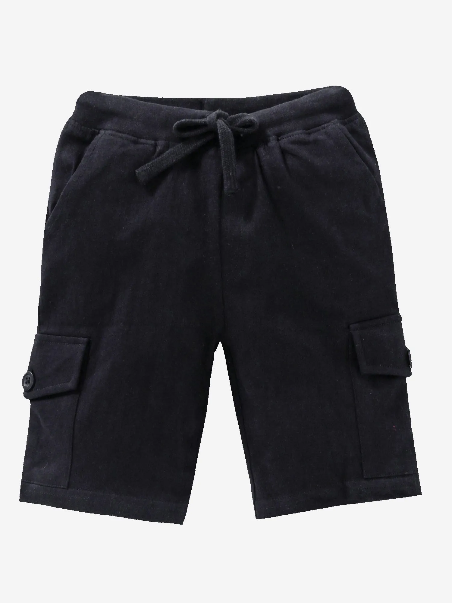 Boys Knee Length Cotton Jersey Cargo Shorts