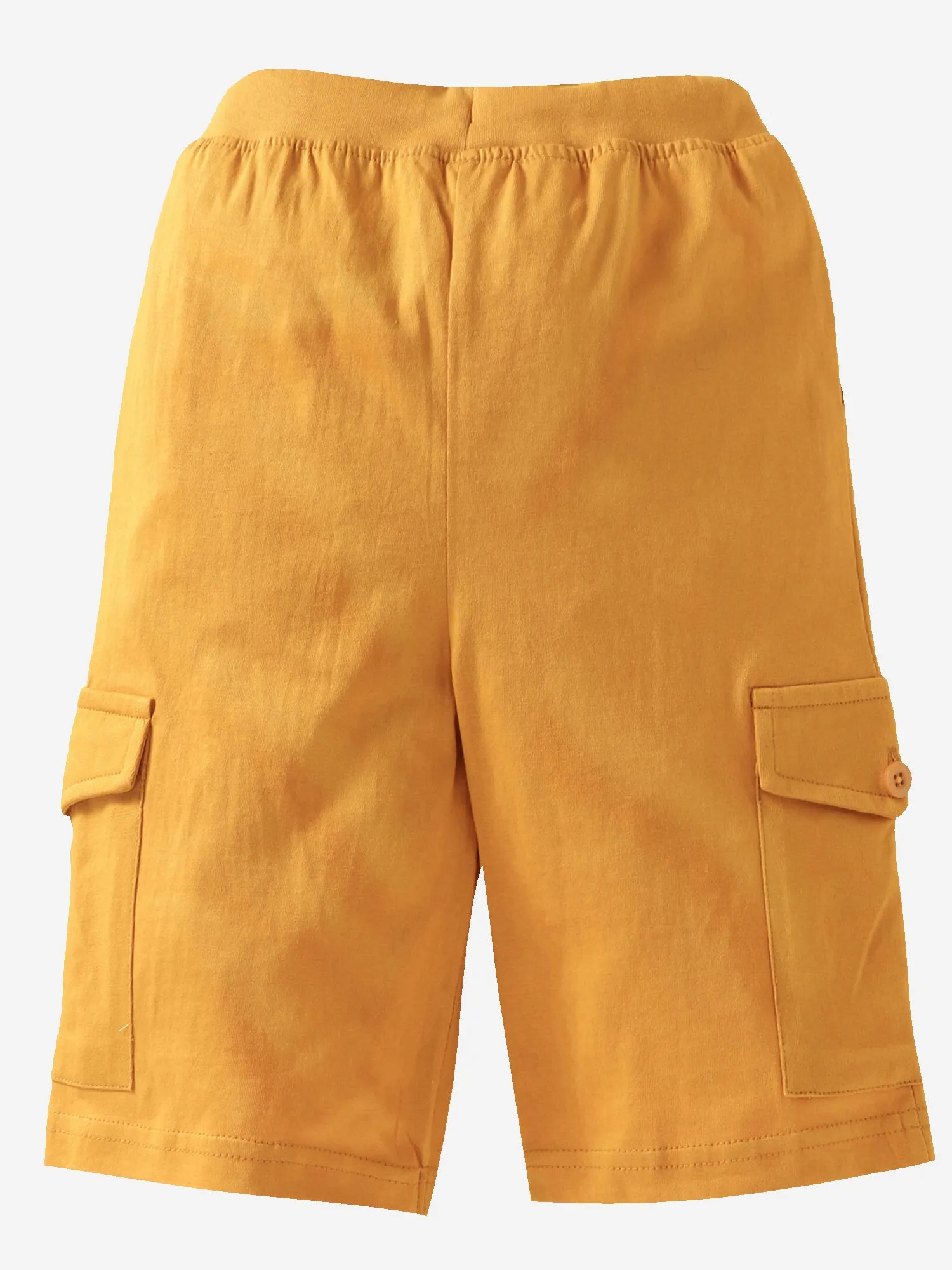 Boys Knee Length Cotton Jersey Cargo Shorts