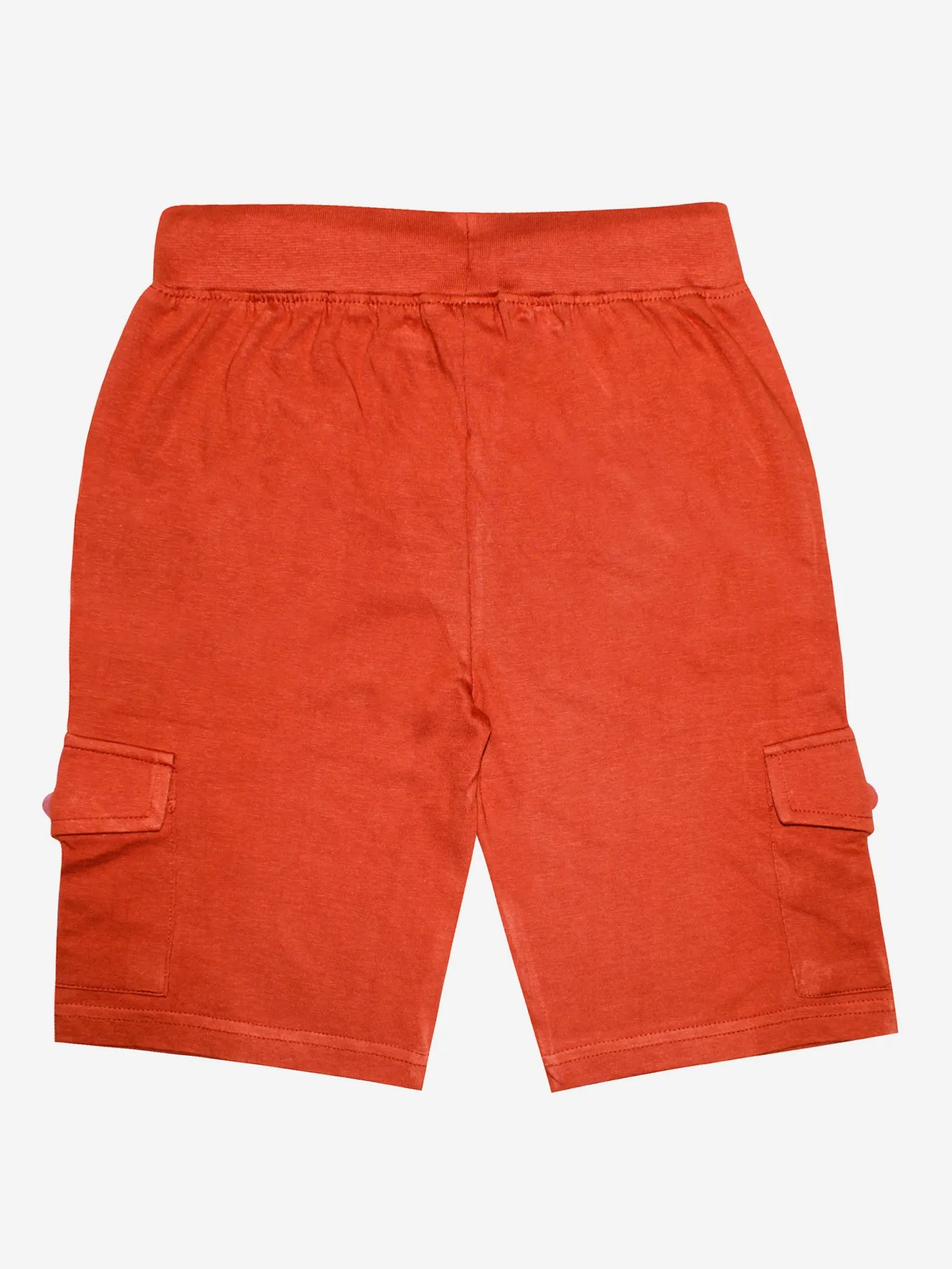 Boys Knee Length Cotton Jersey Cargo Shorts