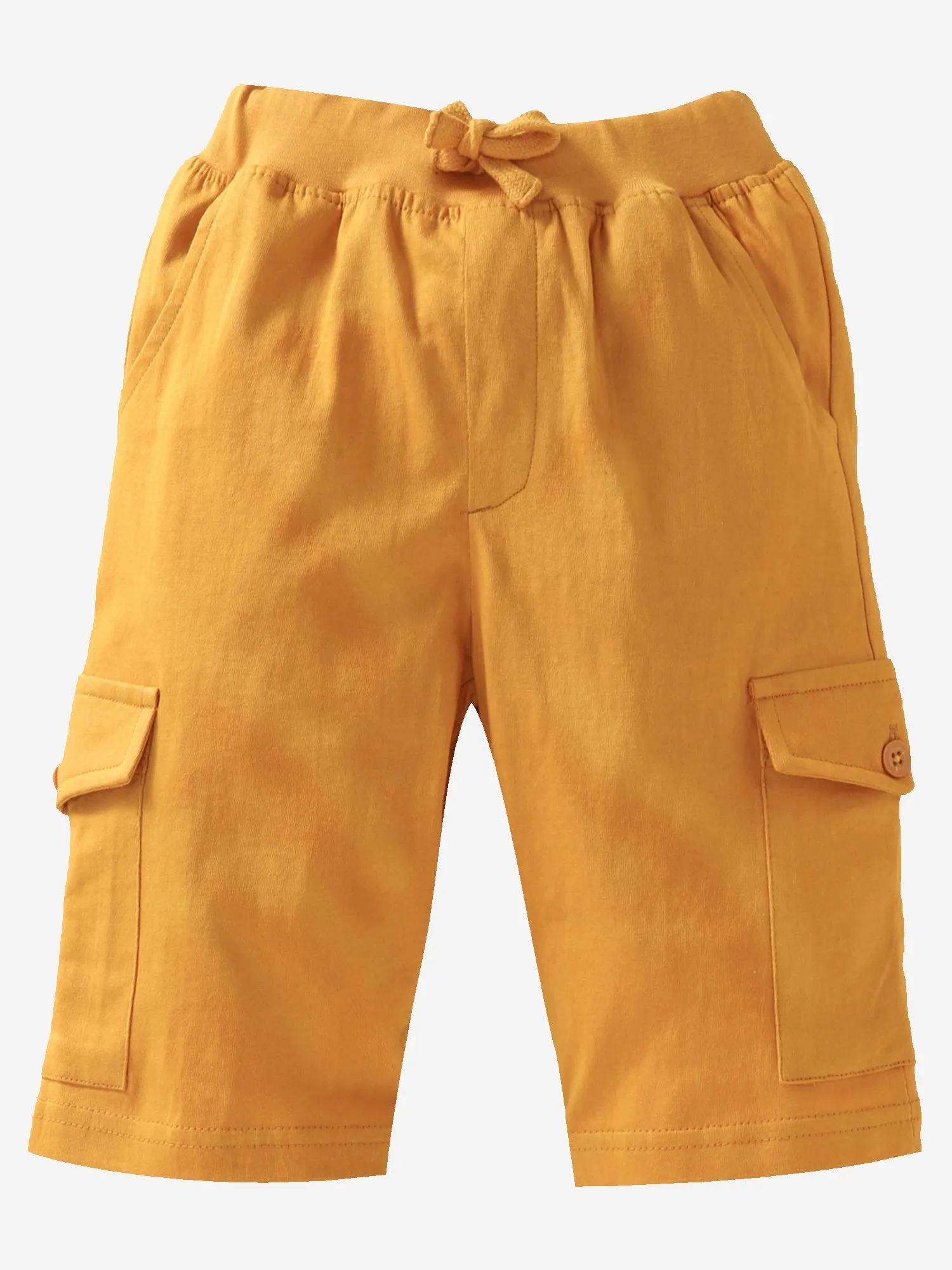 Boys Knee Length Cotton Jersey Cargo Shorts