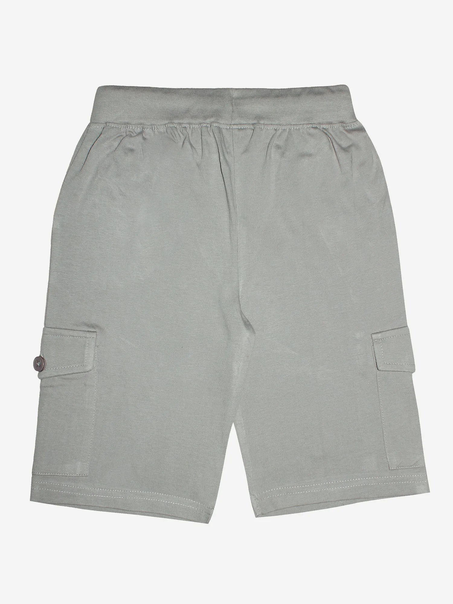 Boys Knee Length Cotton Jersey Cargo Shorts