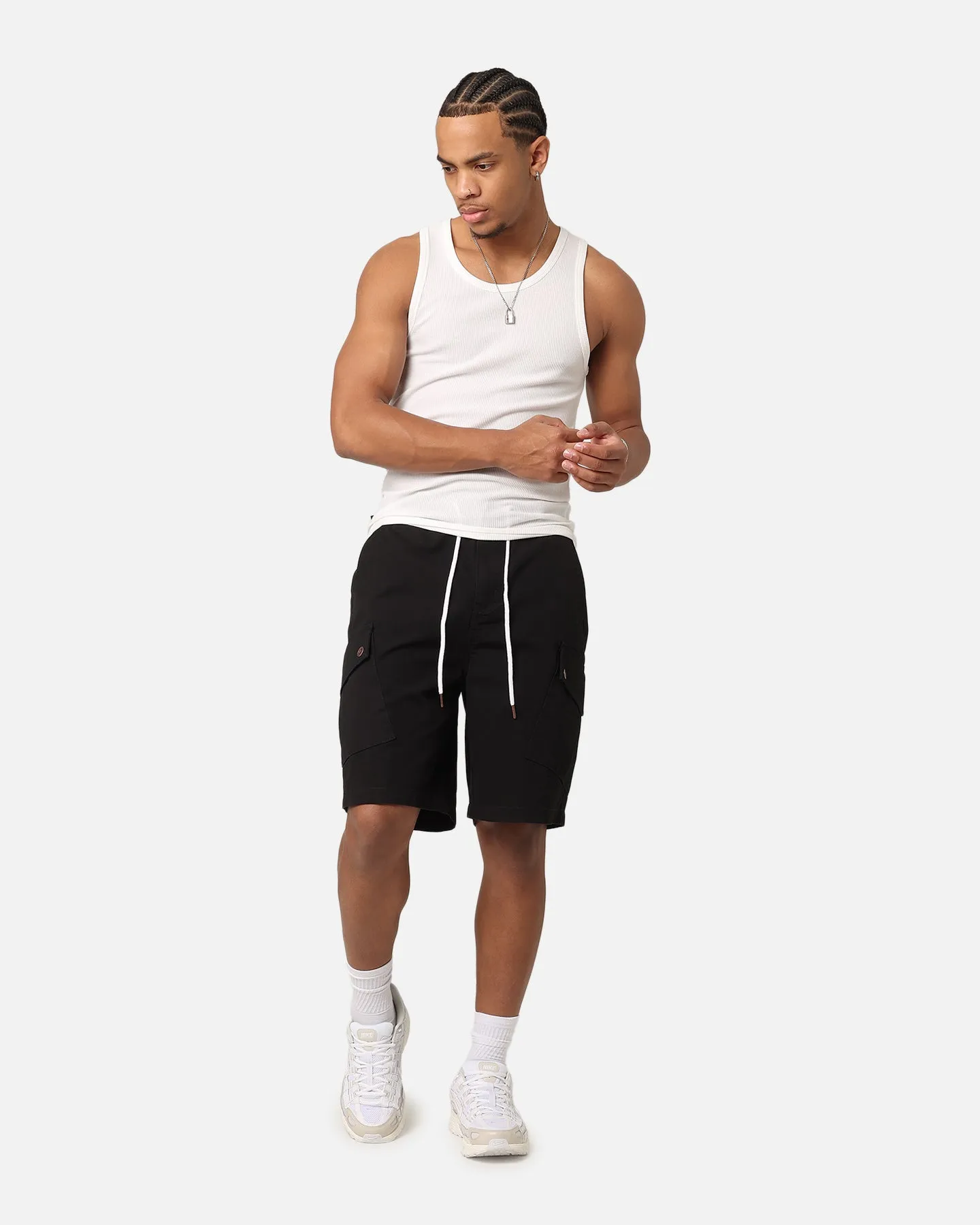 Carre Quality Cargo Shorts Black