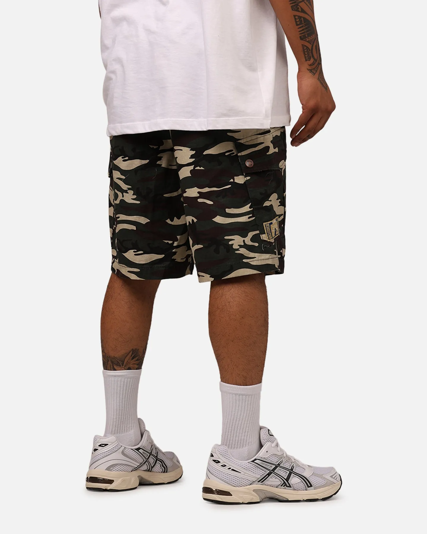 Carre Quality Cargo Shorts Woodland Camo