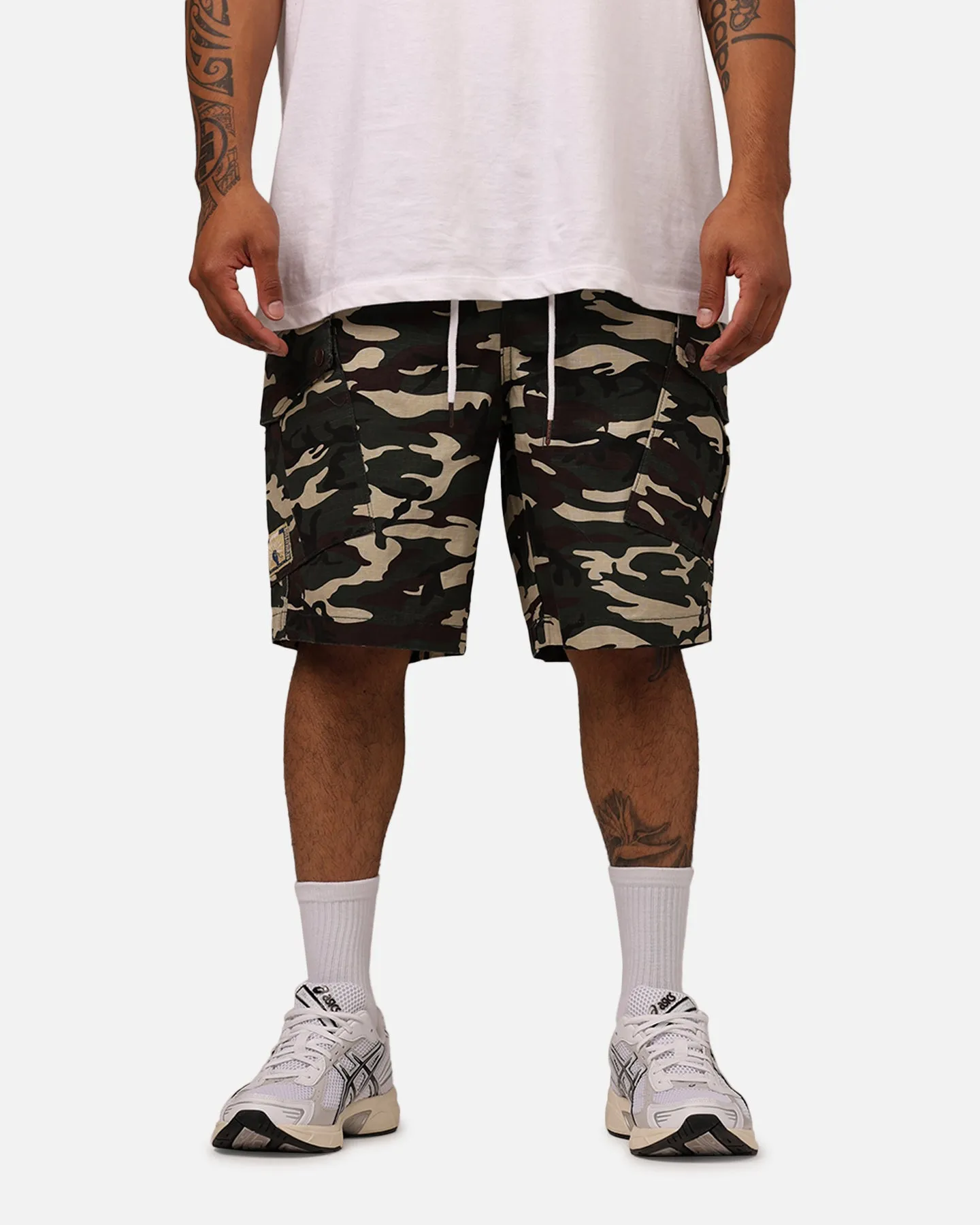 Carre Quality Cargo Shorts Woodland Camo