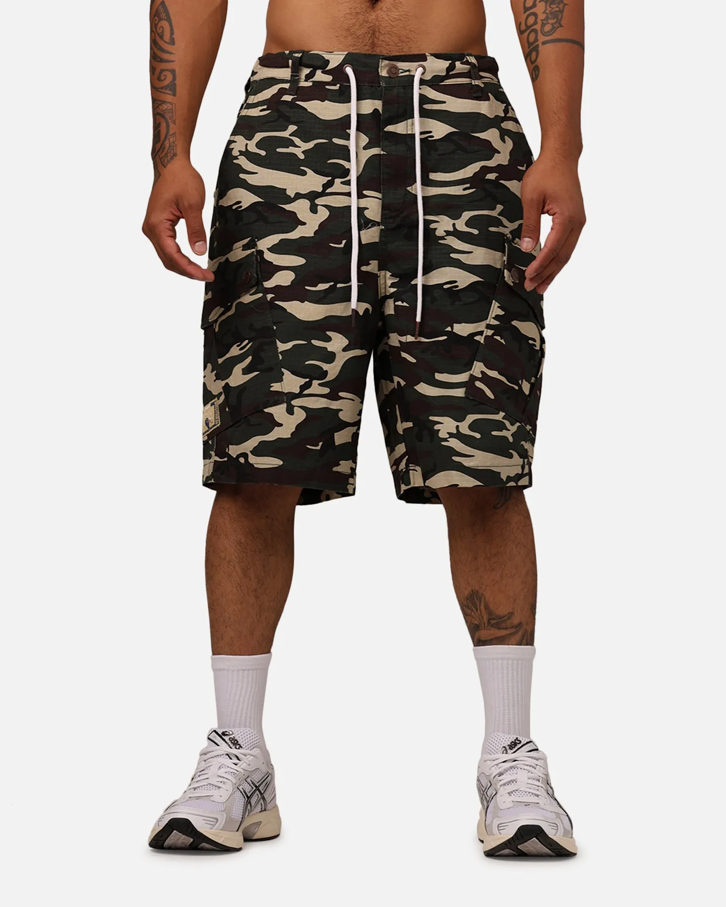 Carre Quality Cargo Shorts Woodland Camo