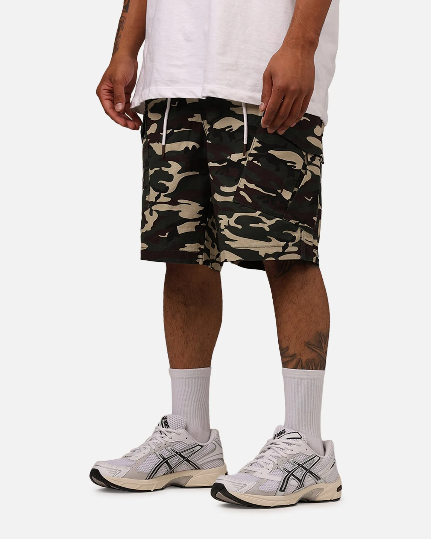 Carre Quality Cargo Shorts Woodland Camo