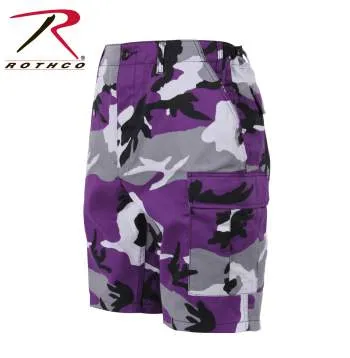 Colored Camo BDU Shorts