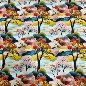 Colorful Natural Murals 1 mil PUL Fabric - Made in the USA