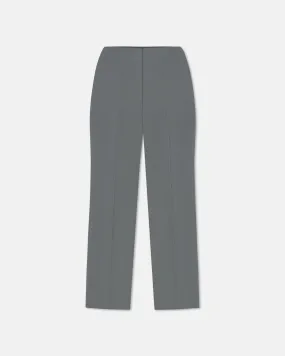 Erinna - Tailored Slim-Leg Trousers - Steel Blue