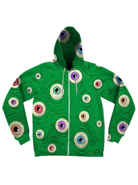 Eyes Unisex Zip-Up Hoodies