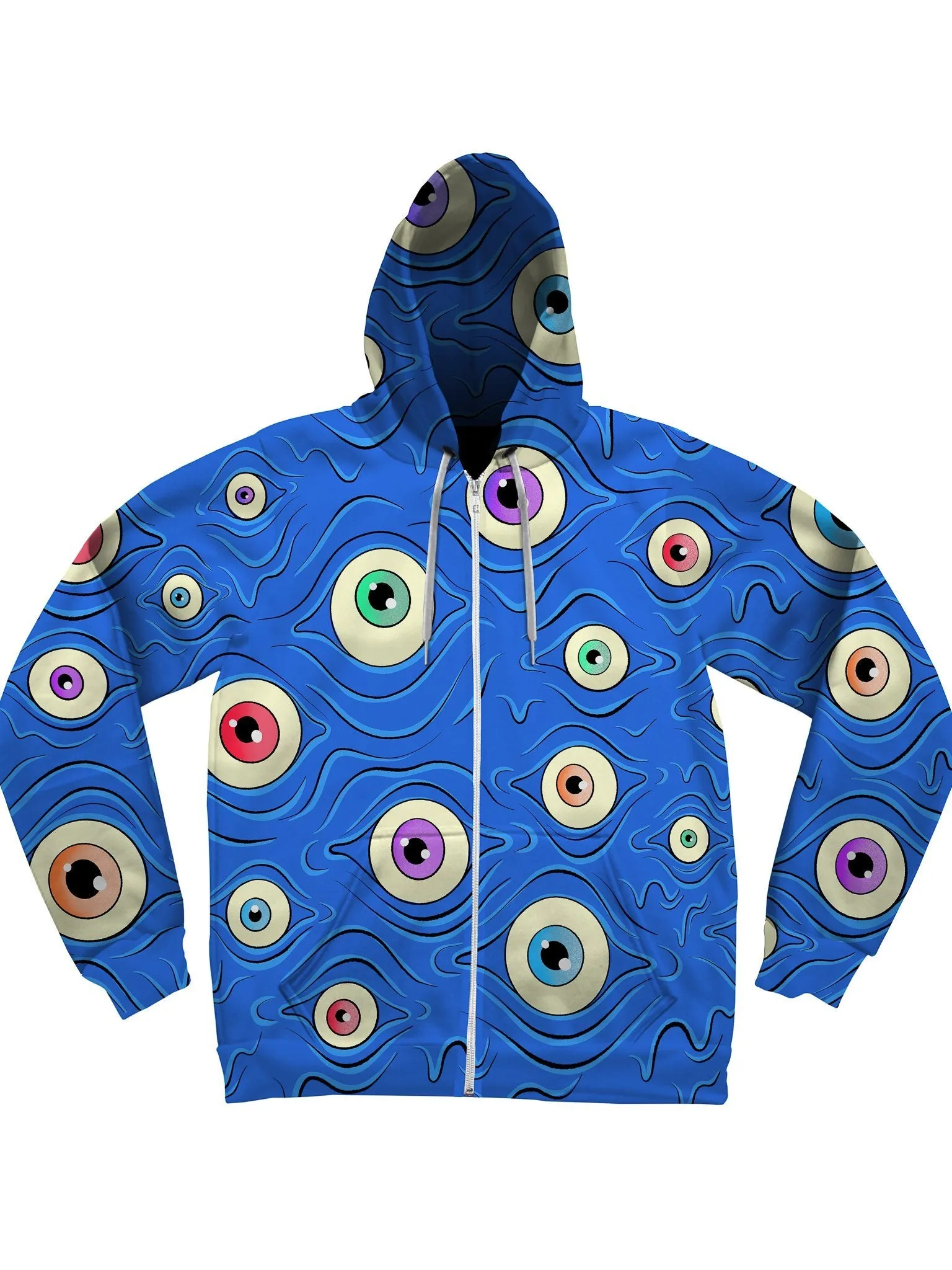 Eyes Unisex Zip-Up Hoodies