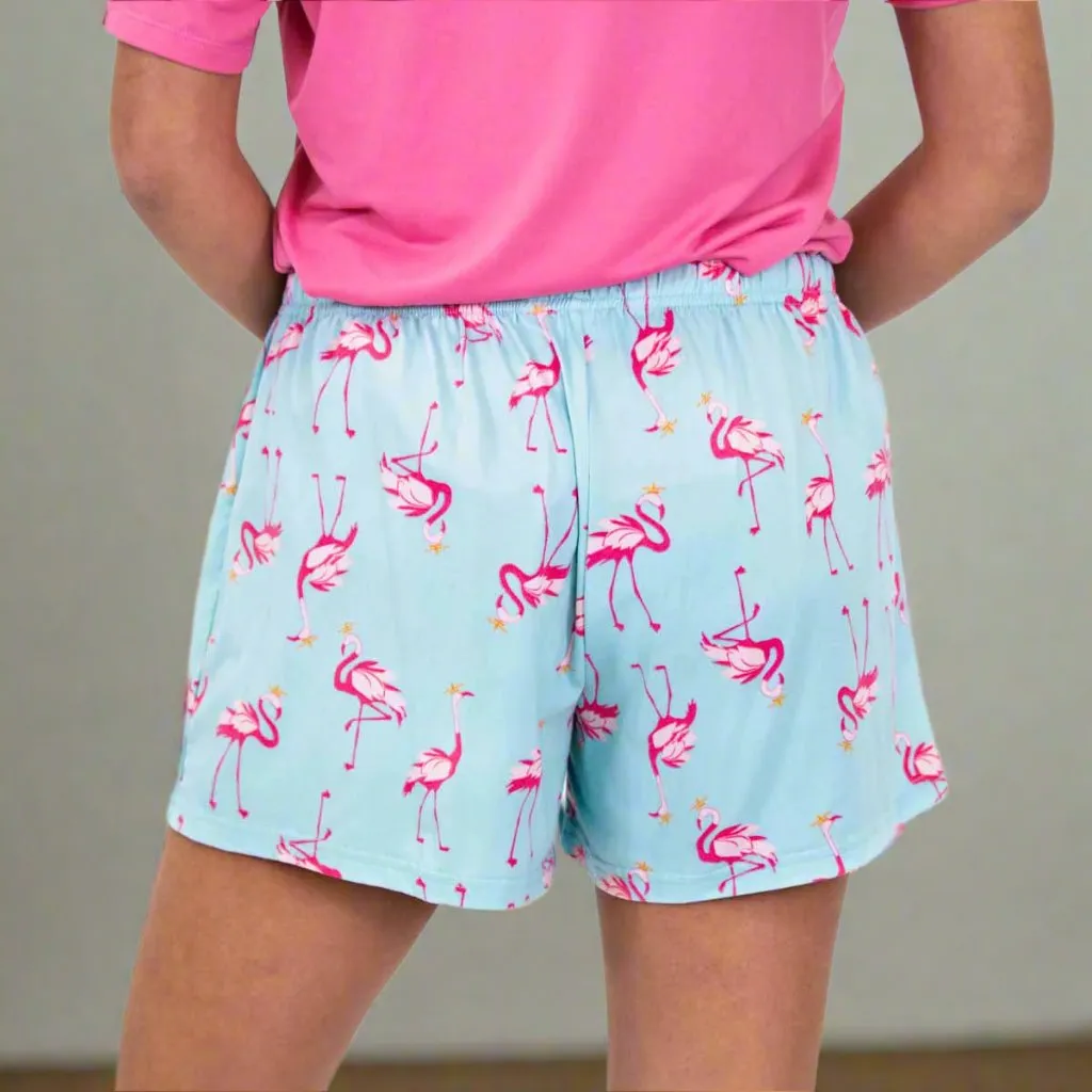 Flamingle Sleep Shorts