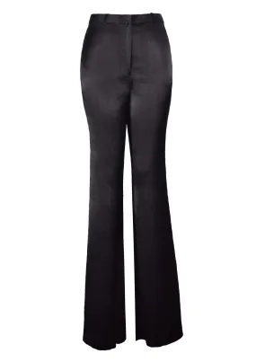 Flared Satin Trousers