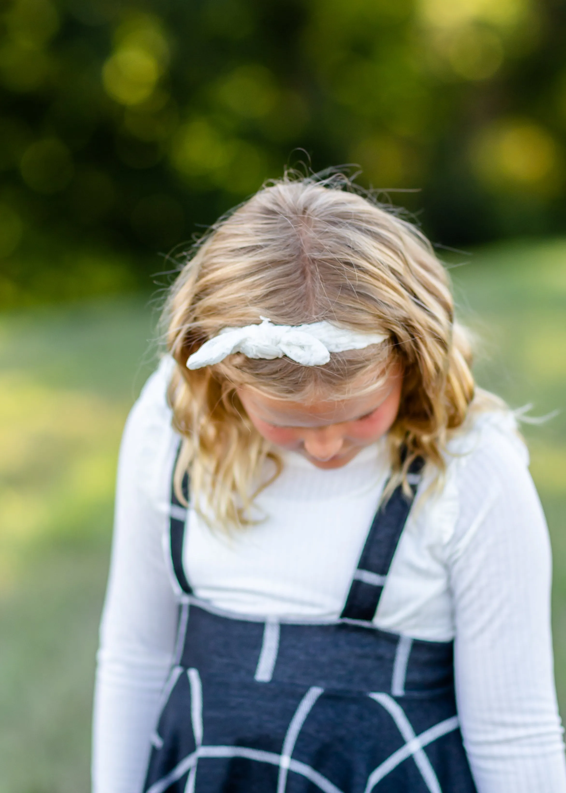 Girls Lace Knotted Headband - FINAL SALE