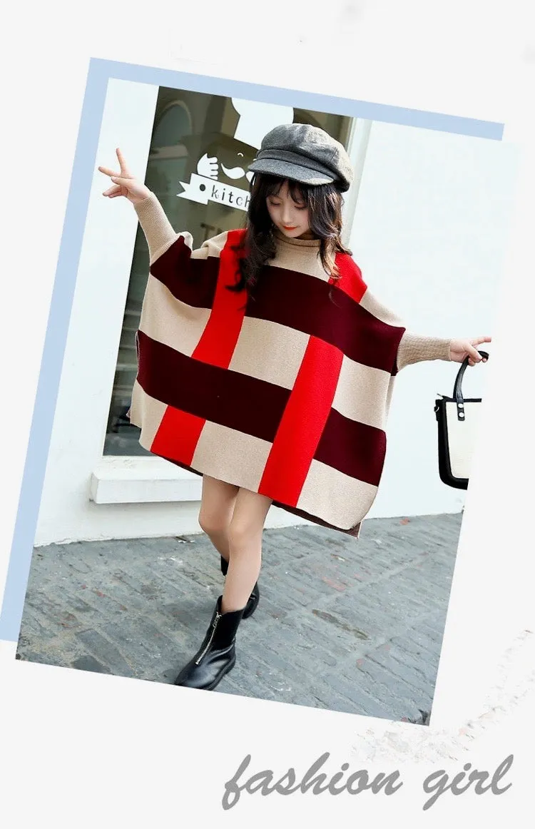 Girls Multi Plaid Thick Bat Top/Outwear - ONLY 4 LEFT !!!