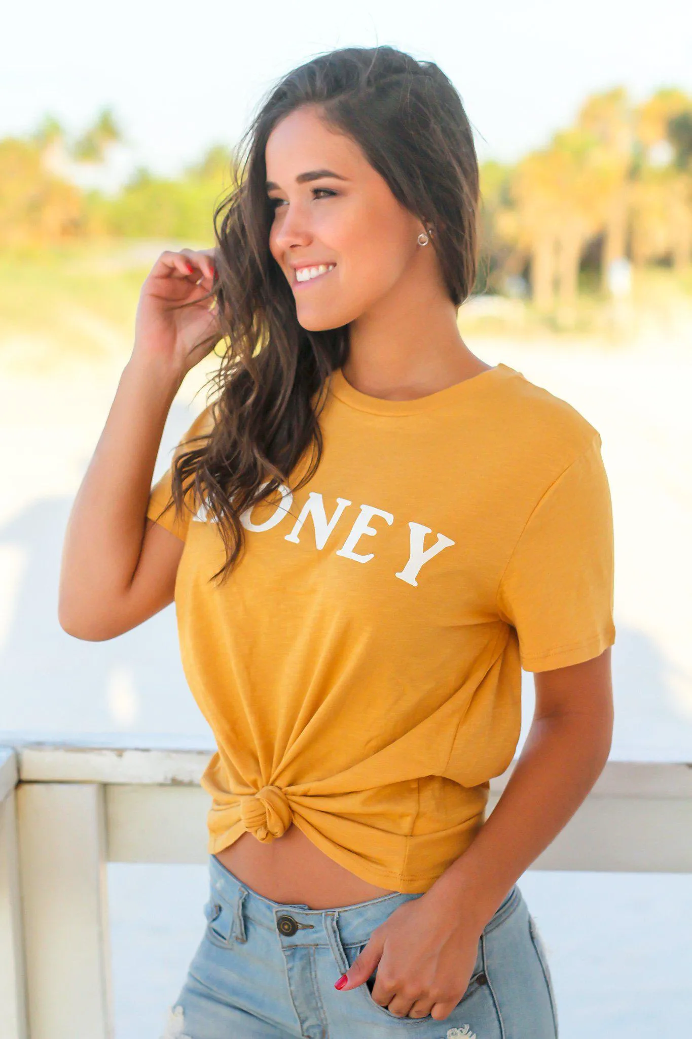 Gold "Honey" Top