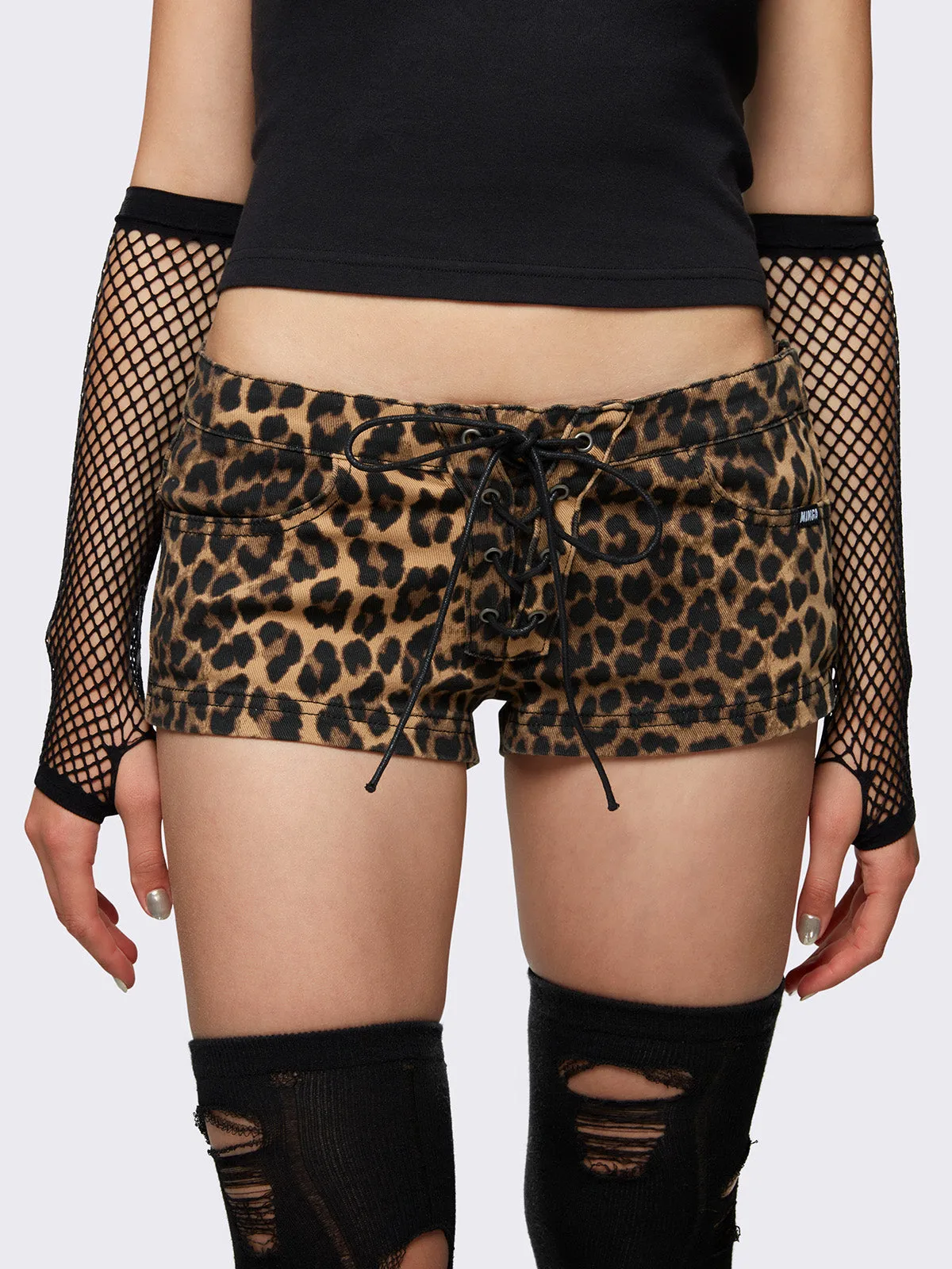 Grrrl Power Leopard Hot Pants