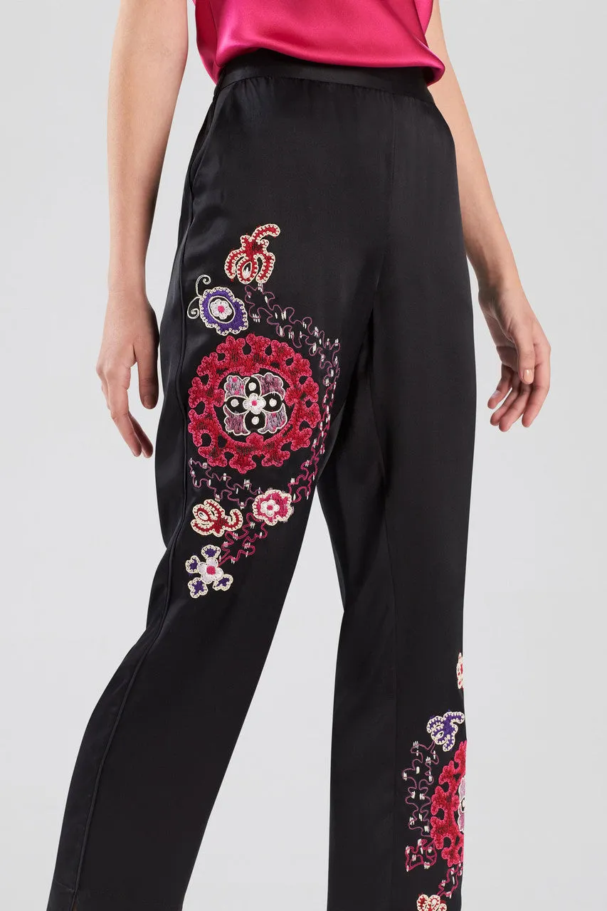 Kashmir Silk Embroidery Pants