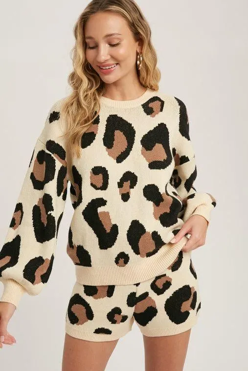 Leopard Sweater Pull Over