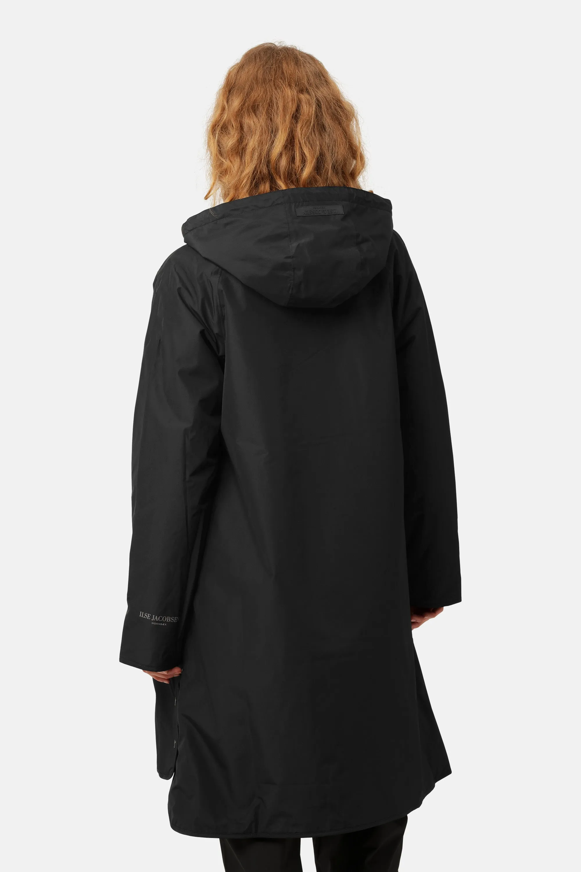 Long Raincoat - Black