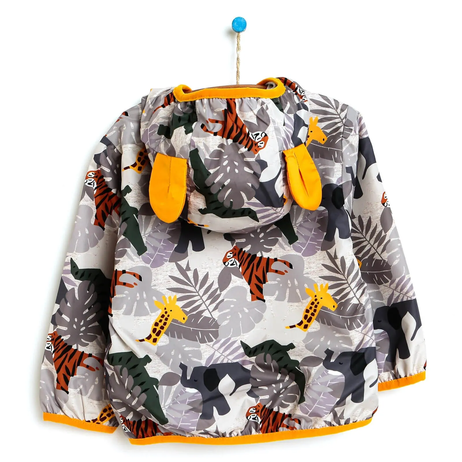 Midimod Basic Baby Boy Animal Printed Ea - Grey