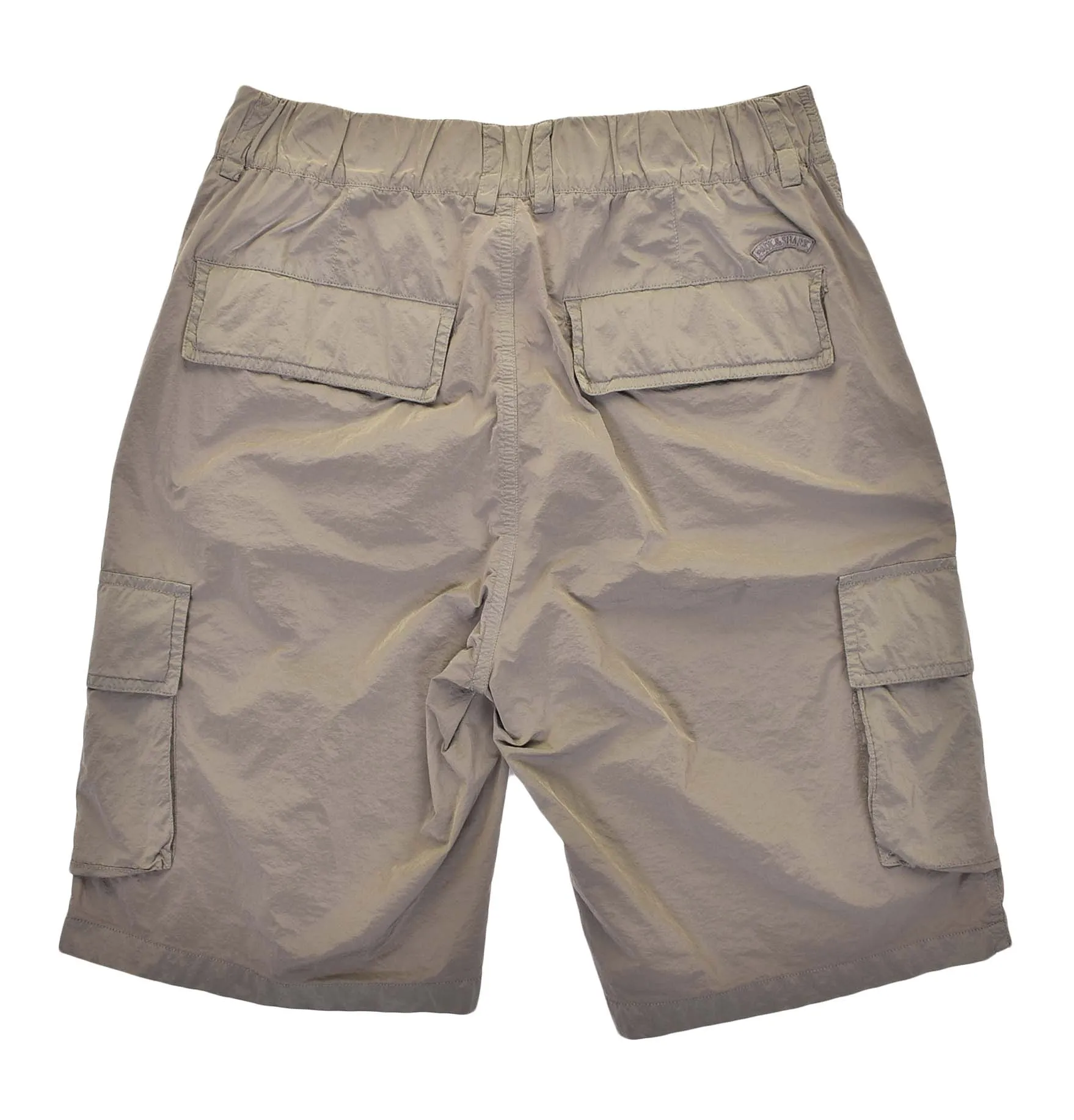 Nylon Cargo Shorts Khaki