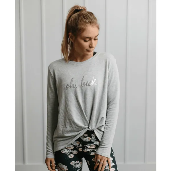 Oh, Tuck Knotted Long Sleeve