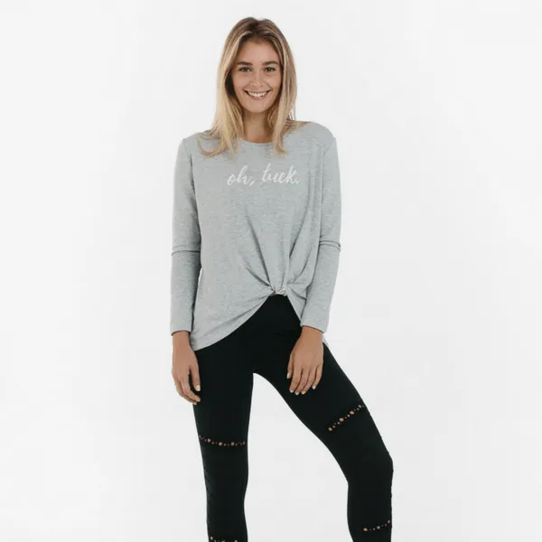 Oh, Tuck Knotted Long Sleeve