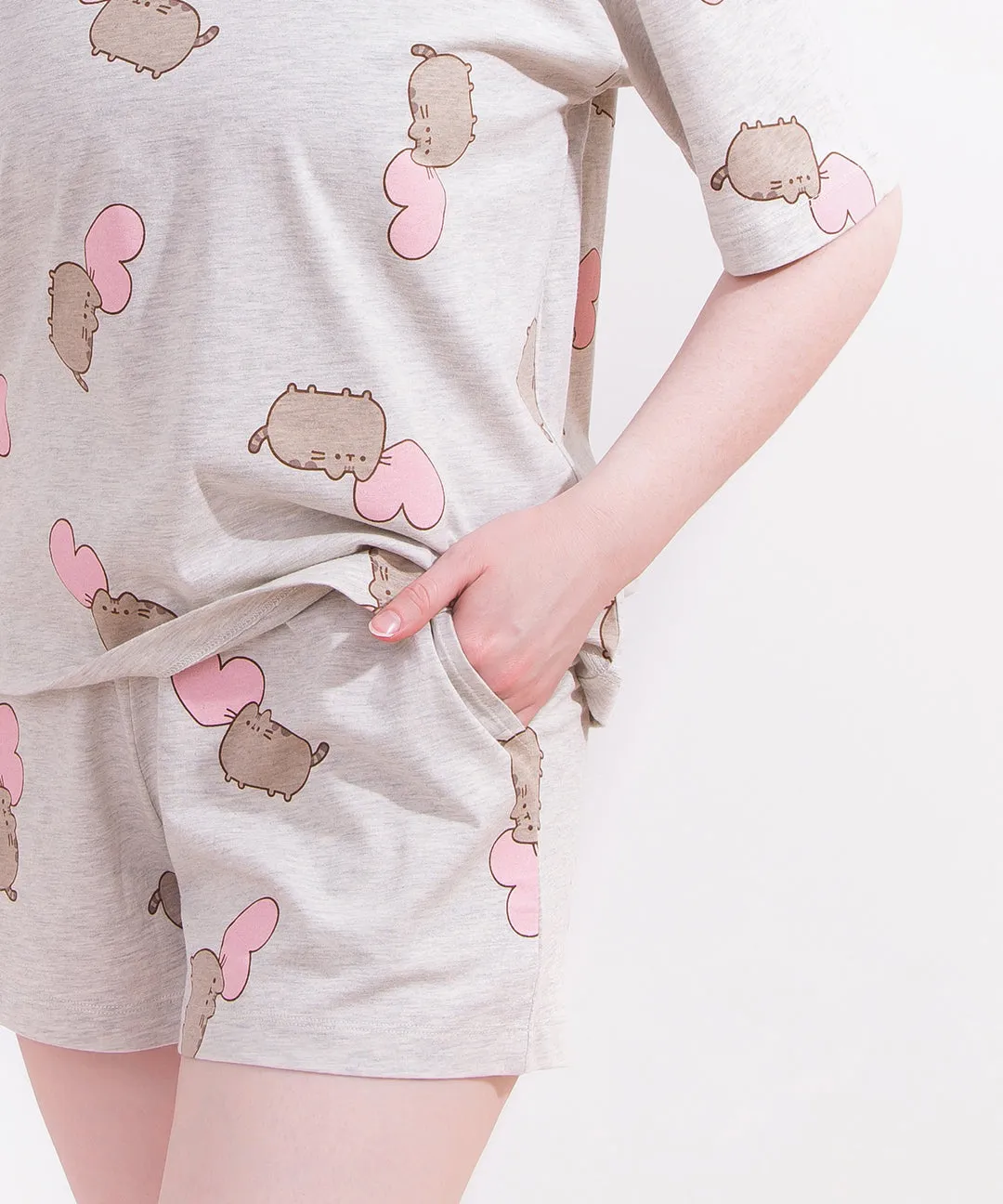 Pusheen Hearts Pajama Set