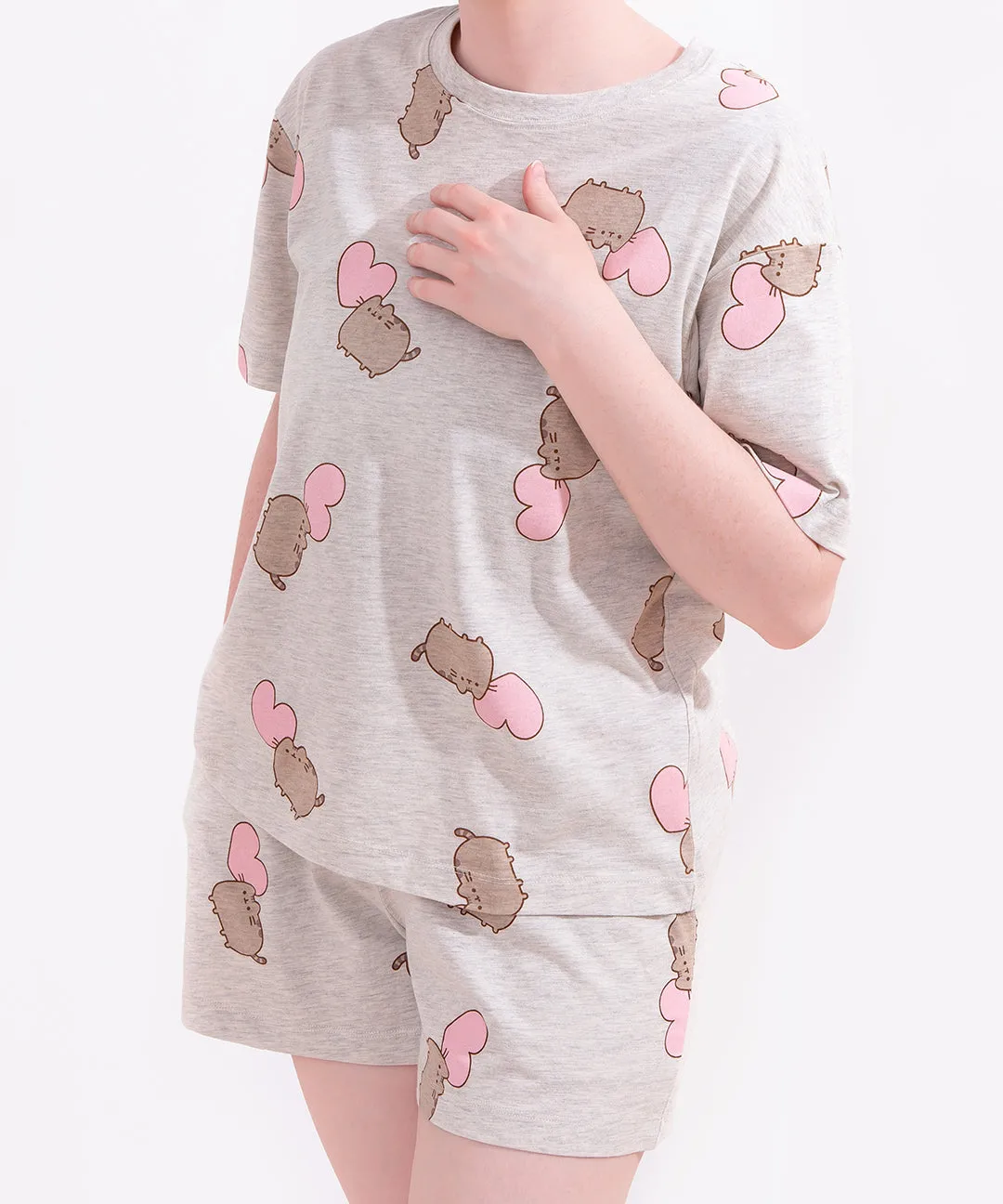 Pusheen Hearts Pajama Set