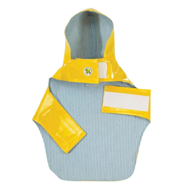 Raincoat Slicker | Yellow Striped Bone