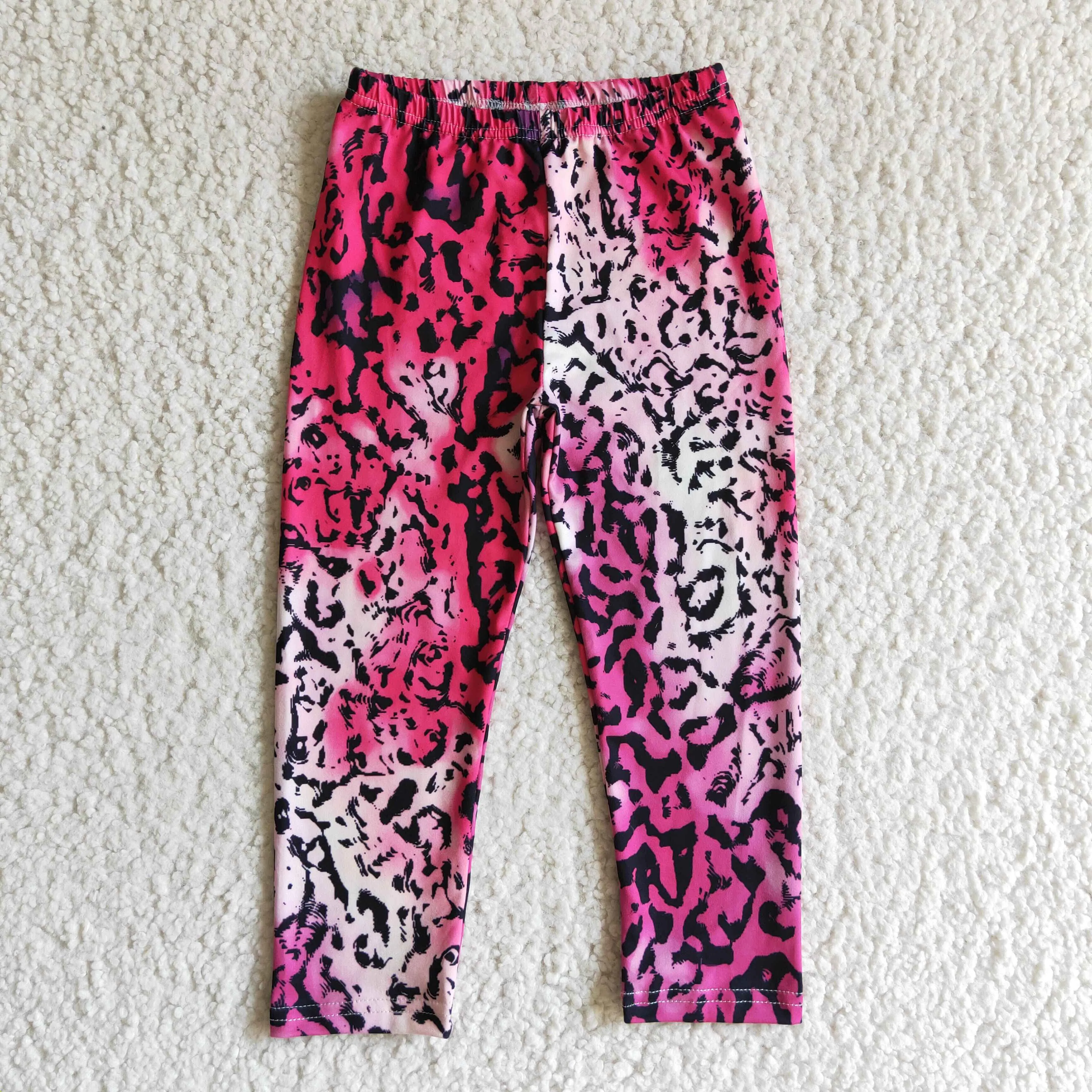 Rosy Leopard Long Pants P0014