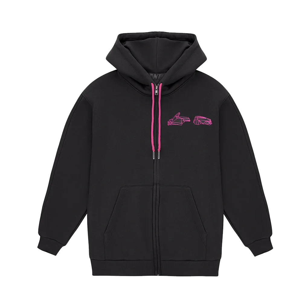 RUN THE WORLD HOODIE - ZIP UP