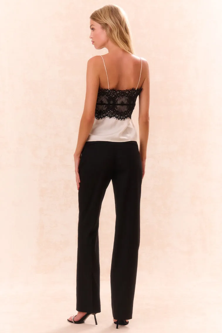 Severine Wool-Blend Tailored Pants