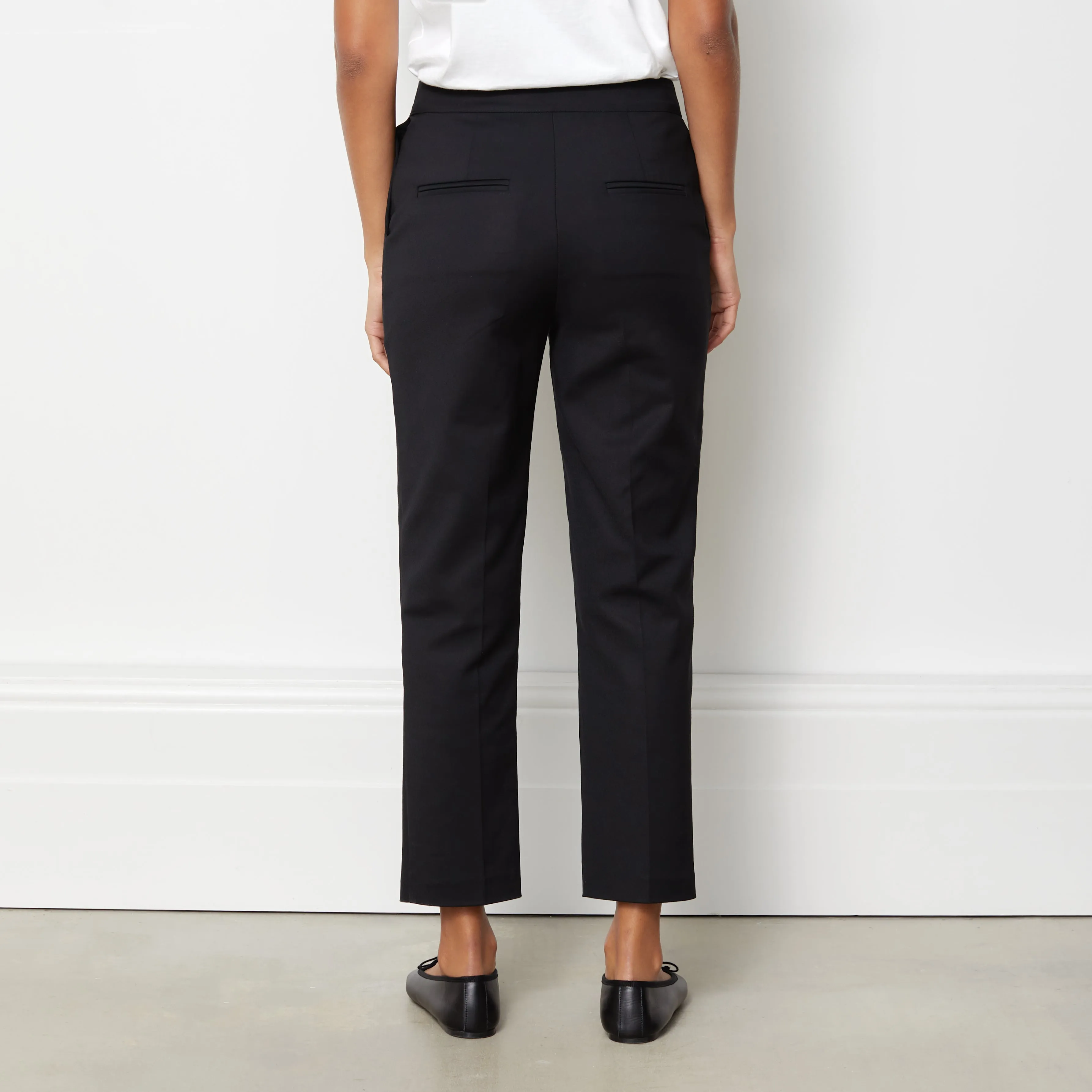 Slim Leg Tailored Trousers