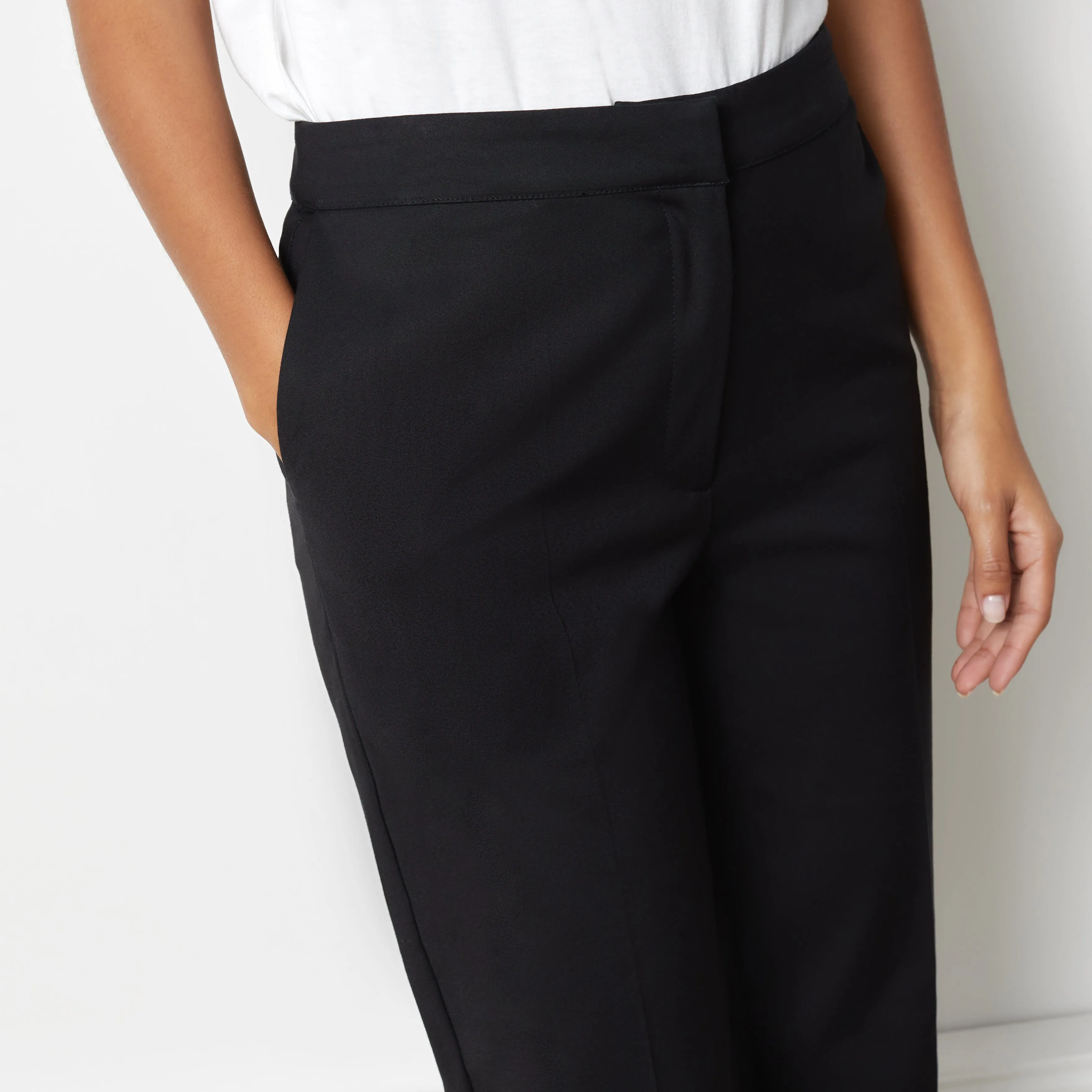 Slim Leg Tailored Trousers