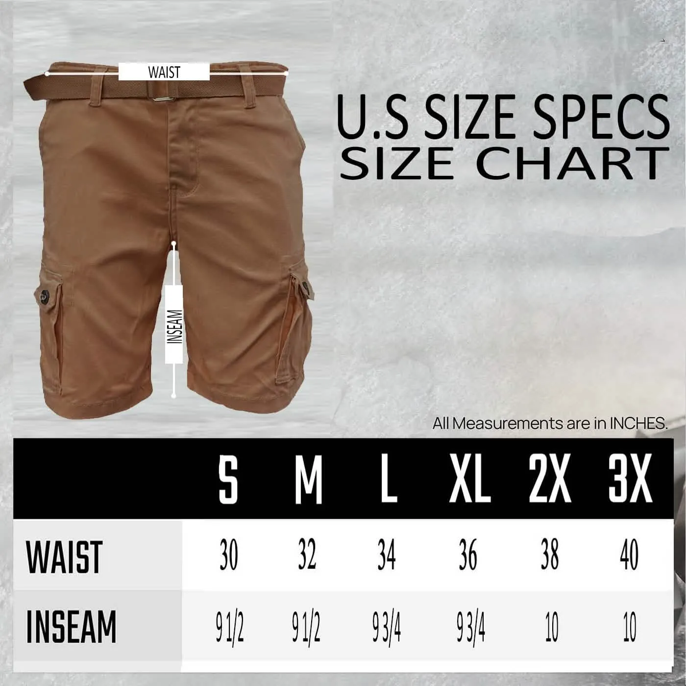 Stylish Adjustable Cargo Shorts with Functional Pockets