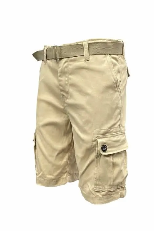 Stylish Adjustable Cargo Shorts with Functional Pockets