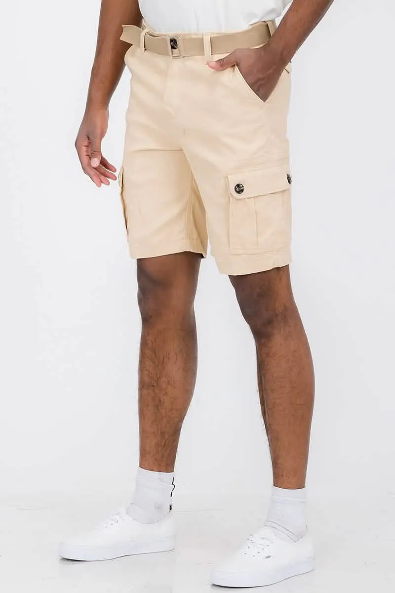 Stylish Adjustable Cargo Shorts with Functional Pockets