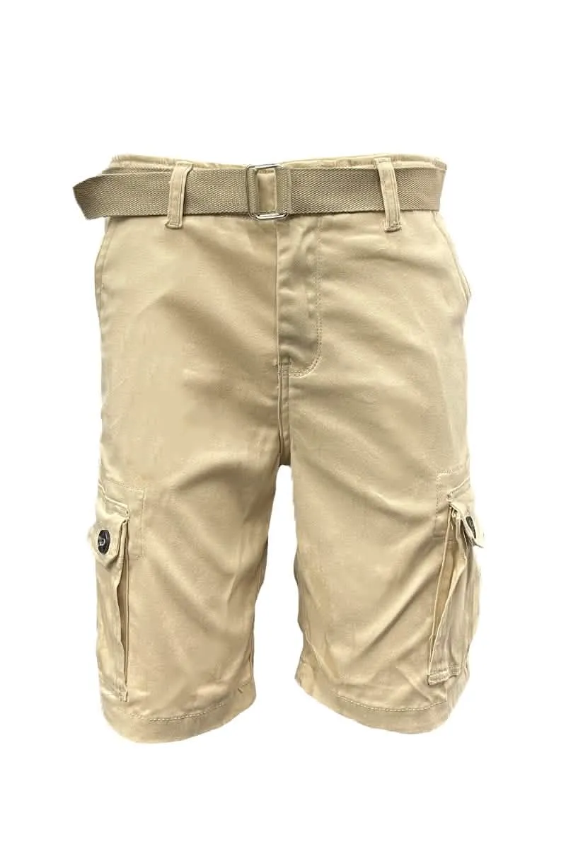 Stylish Adjustable Cargo Shorts with Functional Pockets