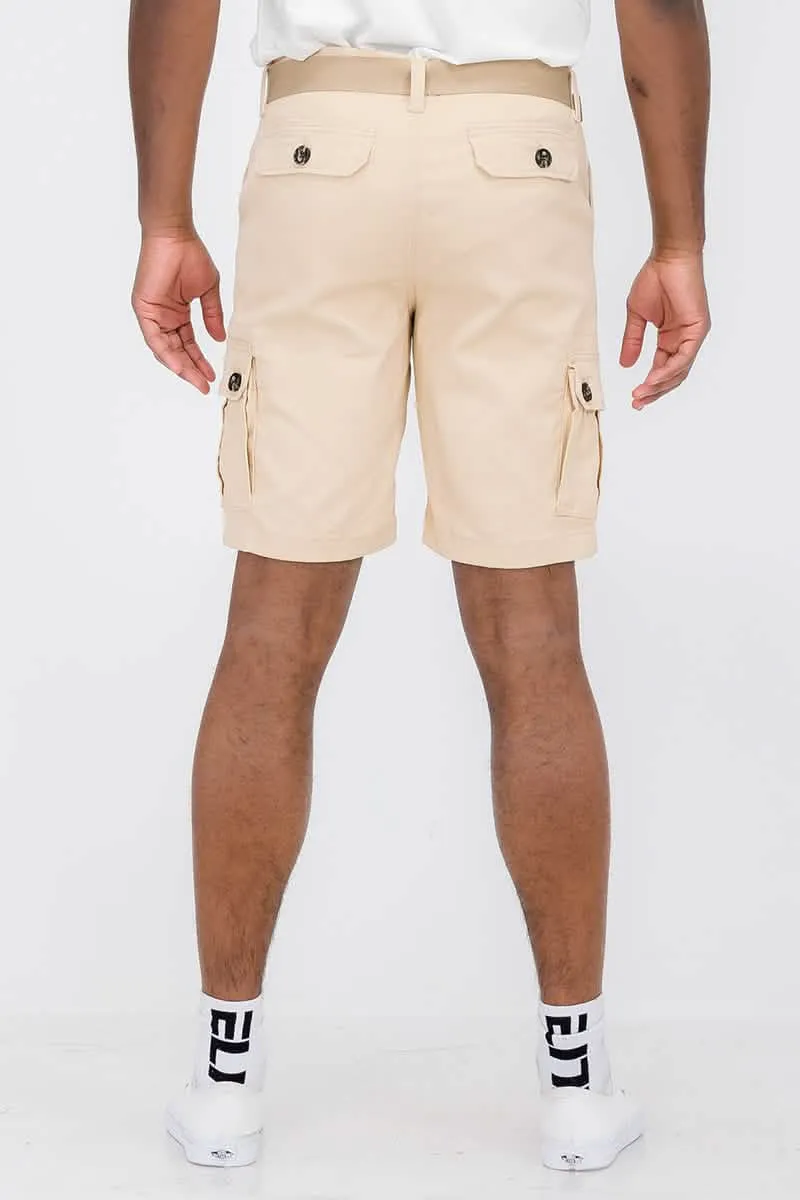 Stylish Adjustable Cargo Shorts with Functional Pockets