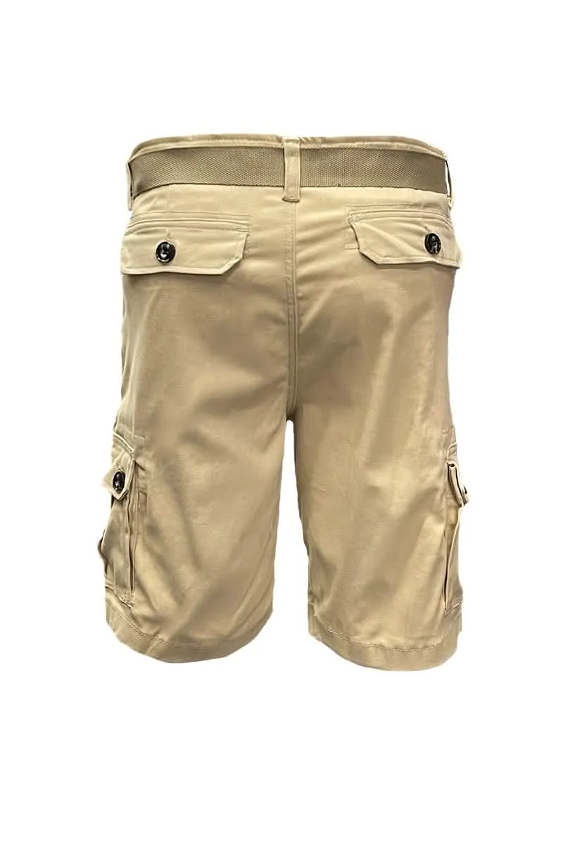 Stylish Adjustable Cargo Shorts with Functional Pockets