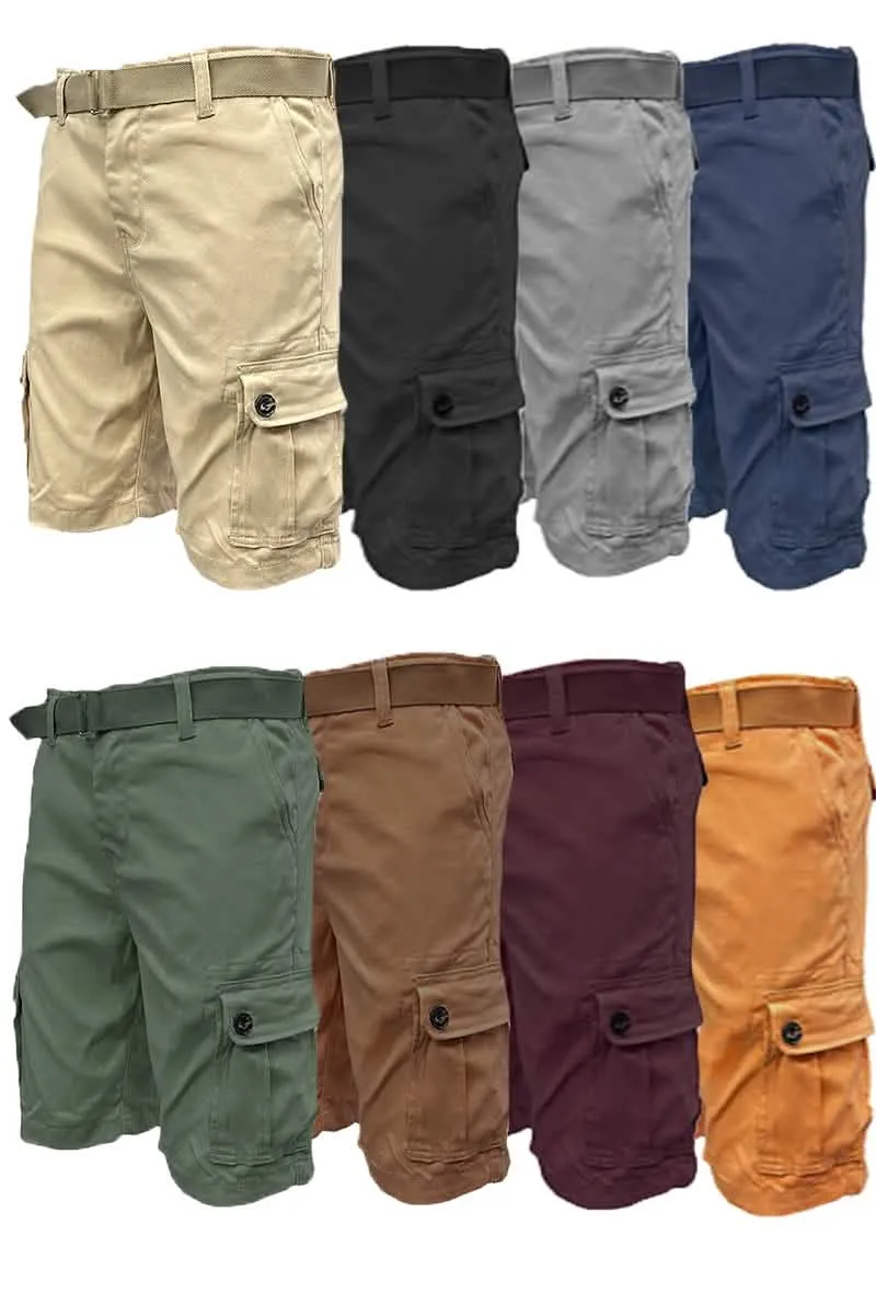 Stylish Adjustable Cargo Shorts with Functional Pockets