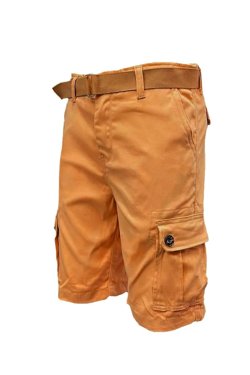 Stylish Adjustable Cargo Shorts with Functional Pockets