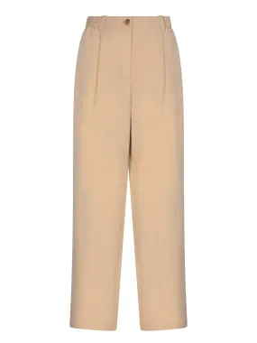 Tailored beige trousers