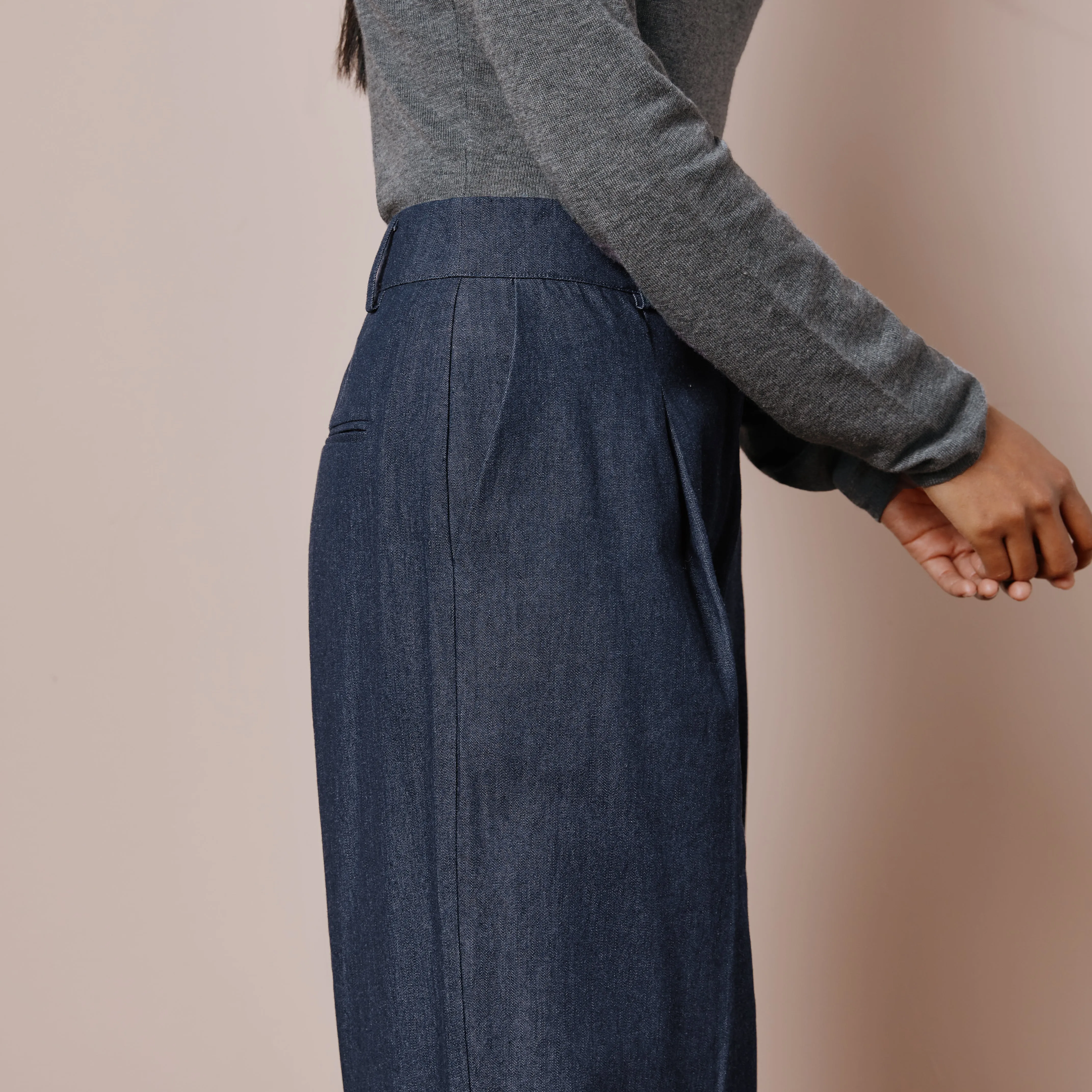 Tailored Denim Trouser