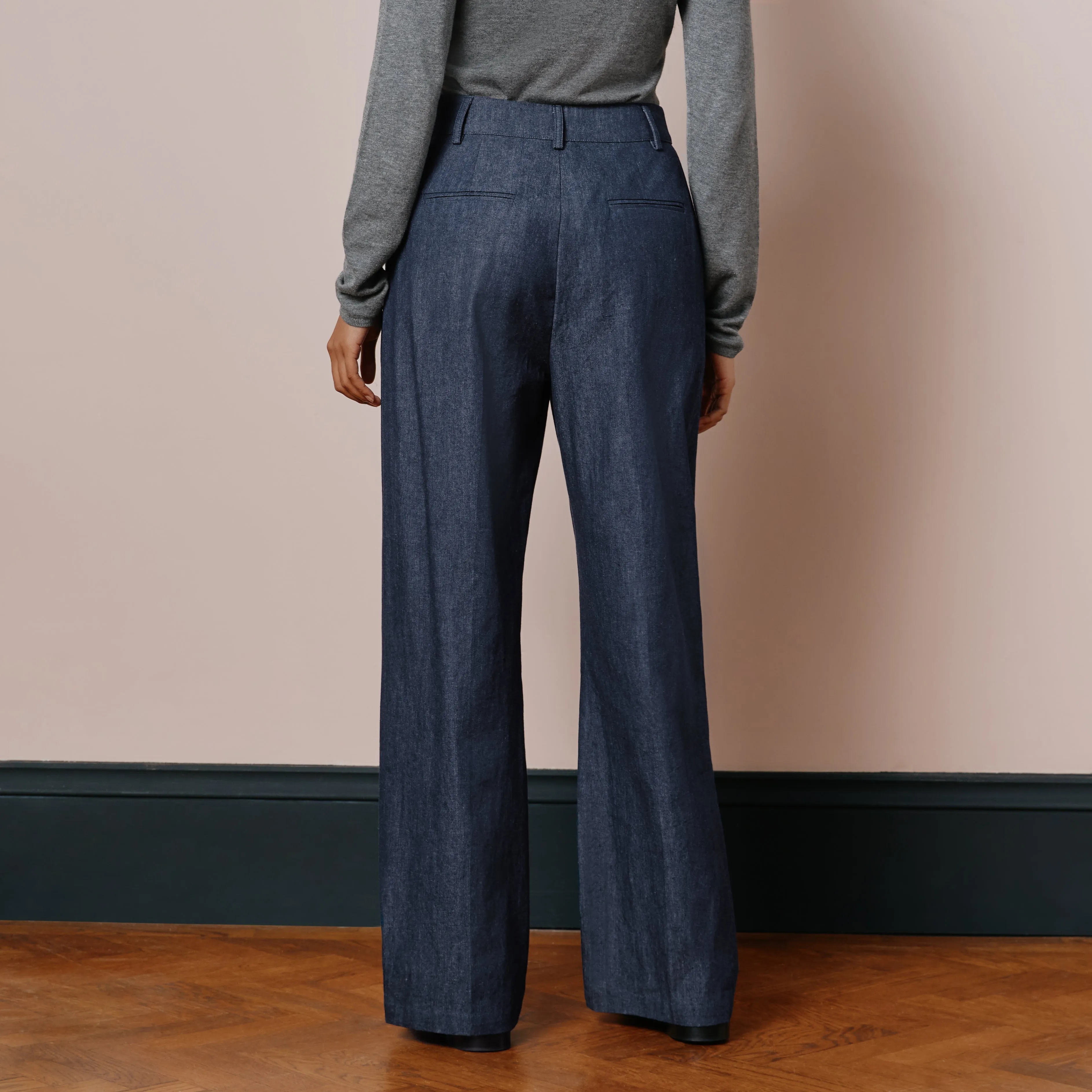 Tailored Denim Trouser