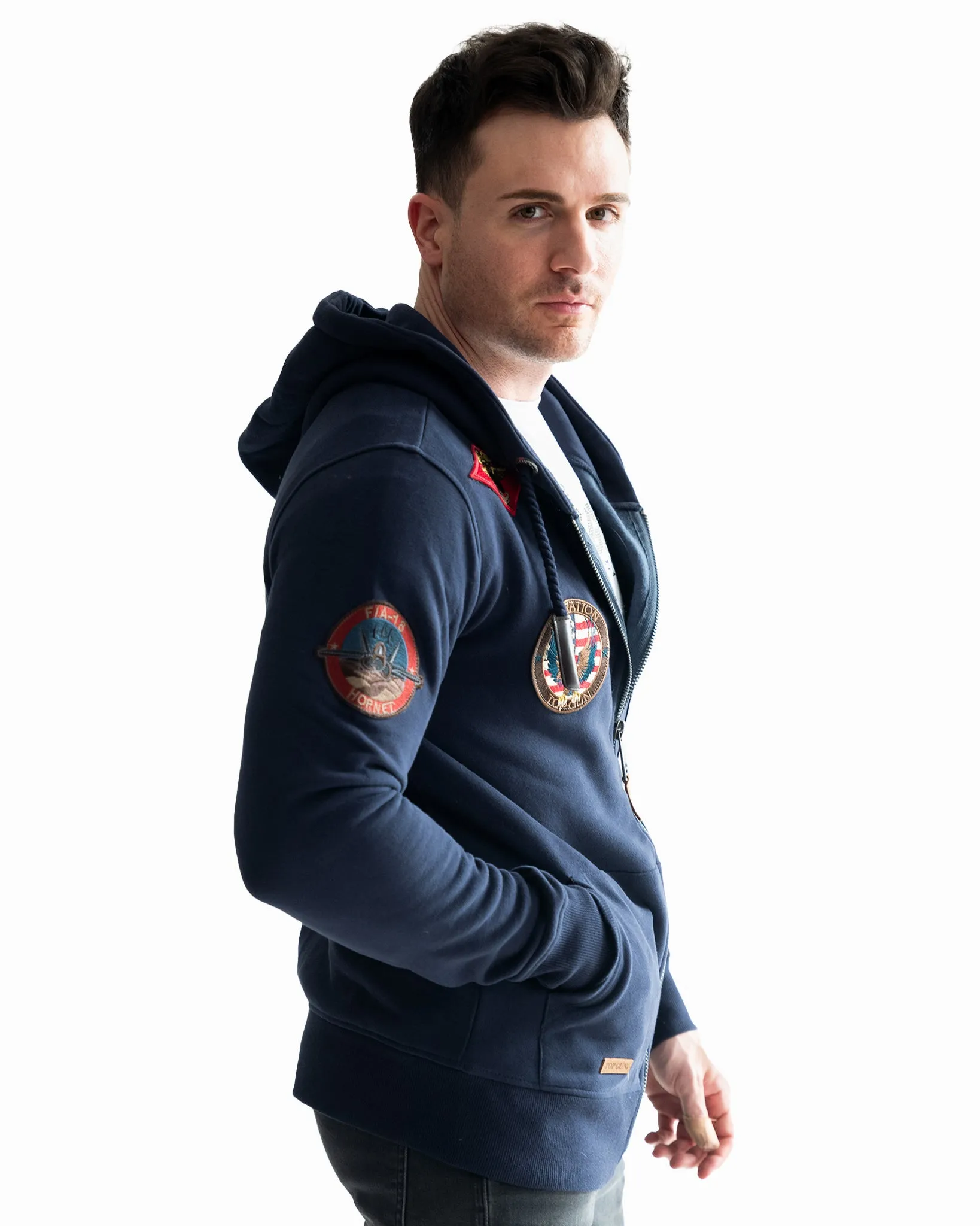 TOP GUN® MEN'S ZIP UP HOODIE