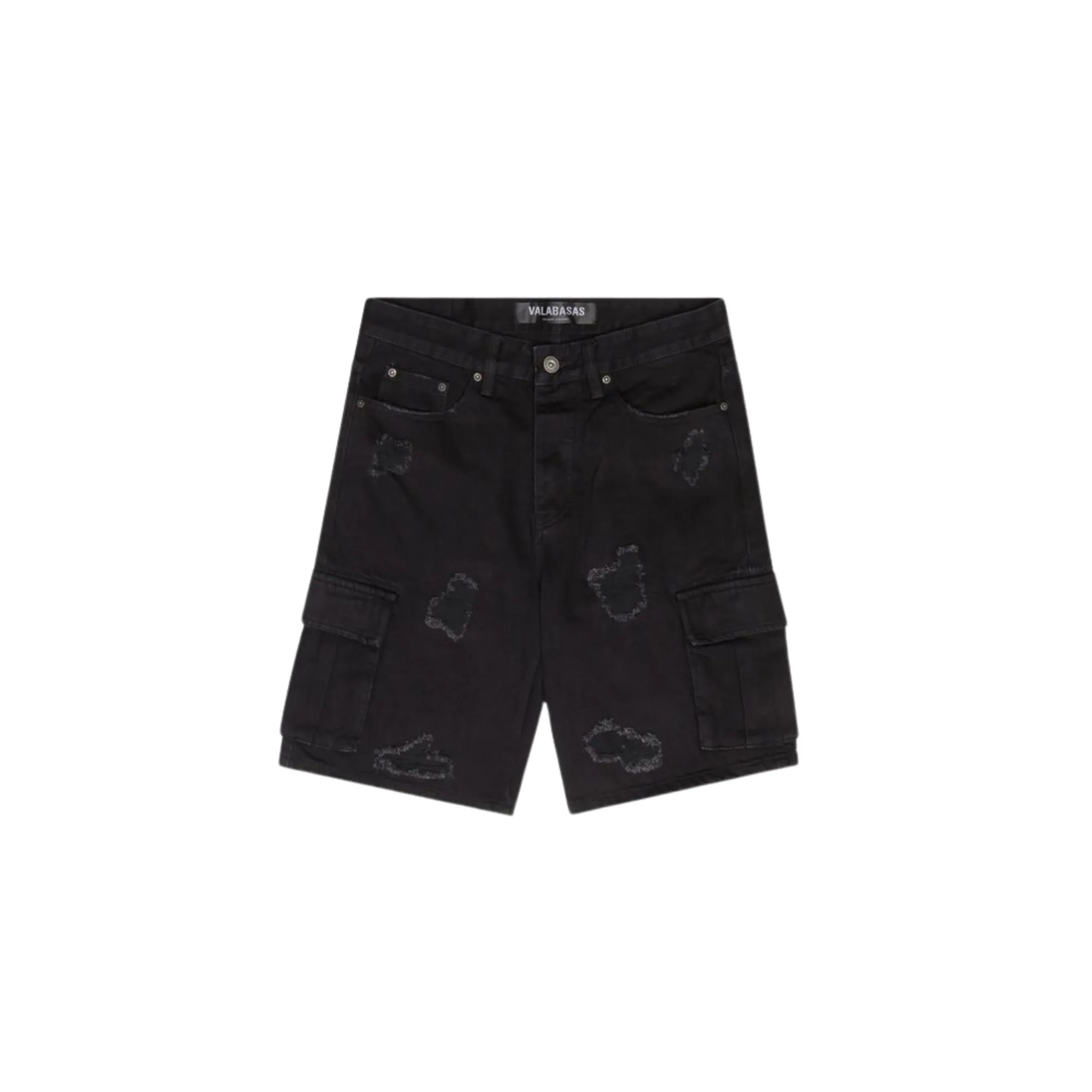 Valabasas "Cutlass" Denim Cargo Shorts (Black)